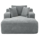 Modern Full Compressed Chaise Lounge Sofa Bed With Removable Pillows