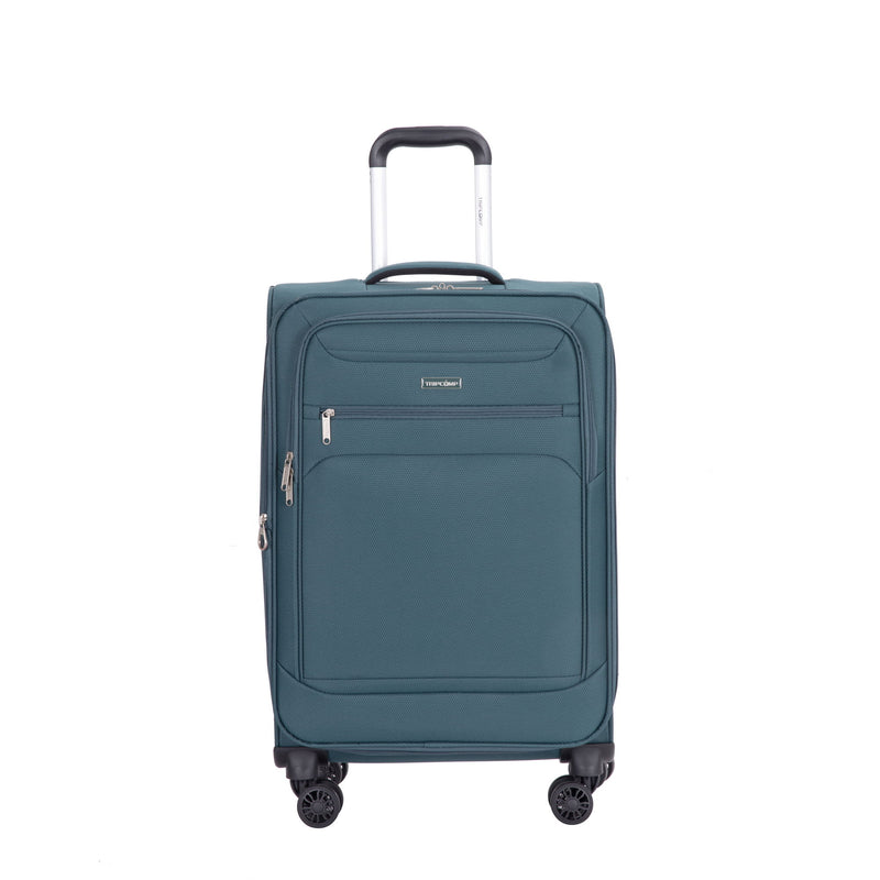 3 Piece Luggage Sets, Softshell Suitcase Spinner Wheels