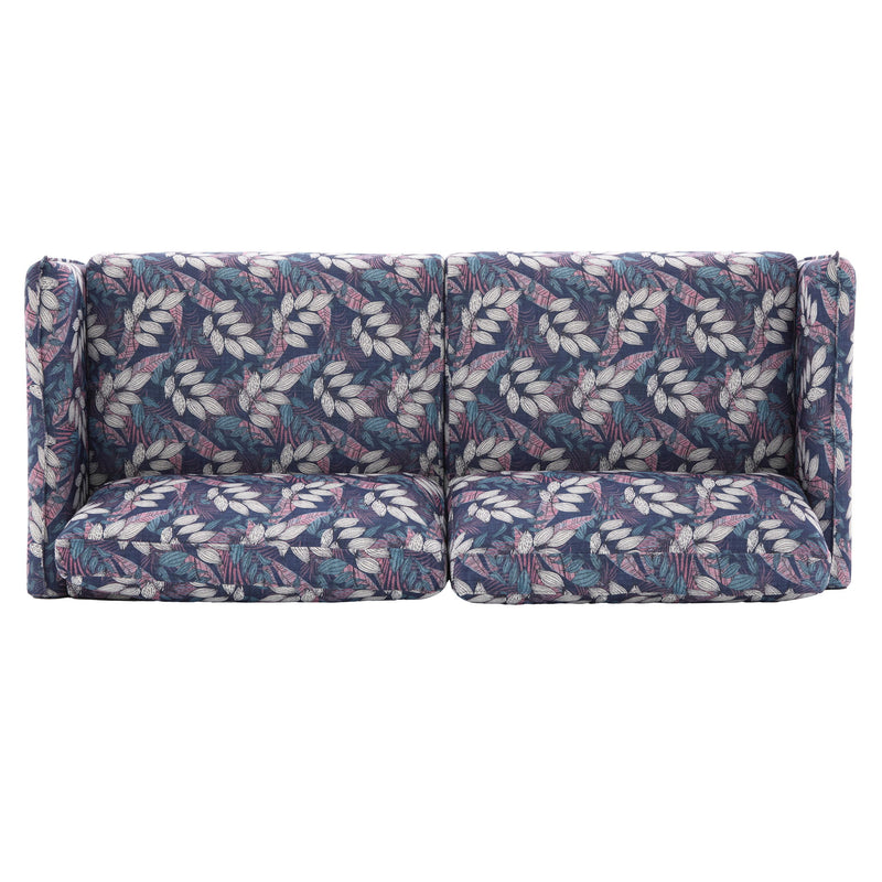2 Seater Loveseat Sofa With Spacious Seating Area