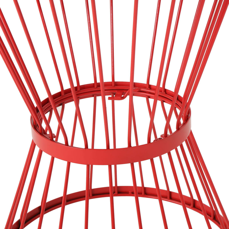 Lassen - Modern Outdoor Side Table With Hourglass Design