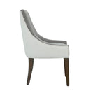 Jackson - Upholstered Dining Chair Elegant Design - Smoke / White