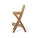 Outdoor Acacia Wood Folding Patio Barstool