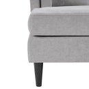 Modern Chaise Lounge With Dual Layer Armrests