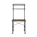 Ensata - Rustic Writing Desk - Black / Oak