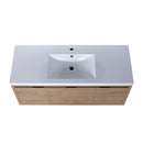 Floating Bathroom Vanity With Resin Sink And Soft Close Doors