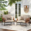Rope Lounge Chair With Cushions For Modern Spaces