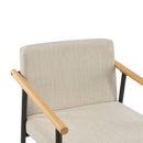 Mid Century Modern Counter Stool Set With Iron Frame