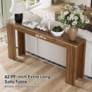 Farmhouse Style Extra Long Walnut Console Table