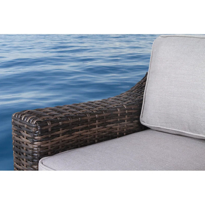 Stylish Sofa Seating Group With Cushions Perfect For Outdoor Gatherings