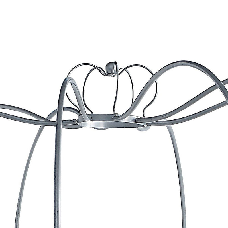 Priya - Twin Bed With Canopy - Silver