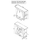 Araceli - Freestanding LED Home Bar Cabinet - White High Gloss - Atlantic Fine Furniture Inc