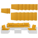 14 Pack Cushion Covers For 7 Piece Wicker Rattan Sectional Sofa