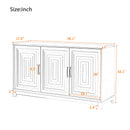 TV Stand For TVs Up To 65", Modern Entertainment Center Media Console Cabinet With 2 Spacious Storage Space