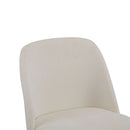 Modern Dining Chair With Curved Backrest
