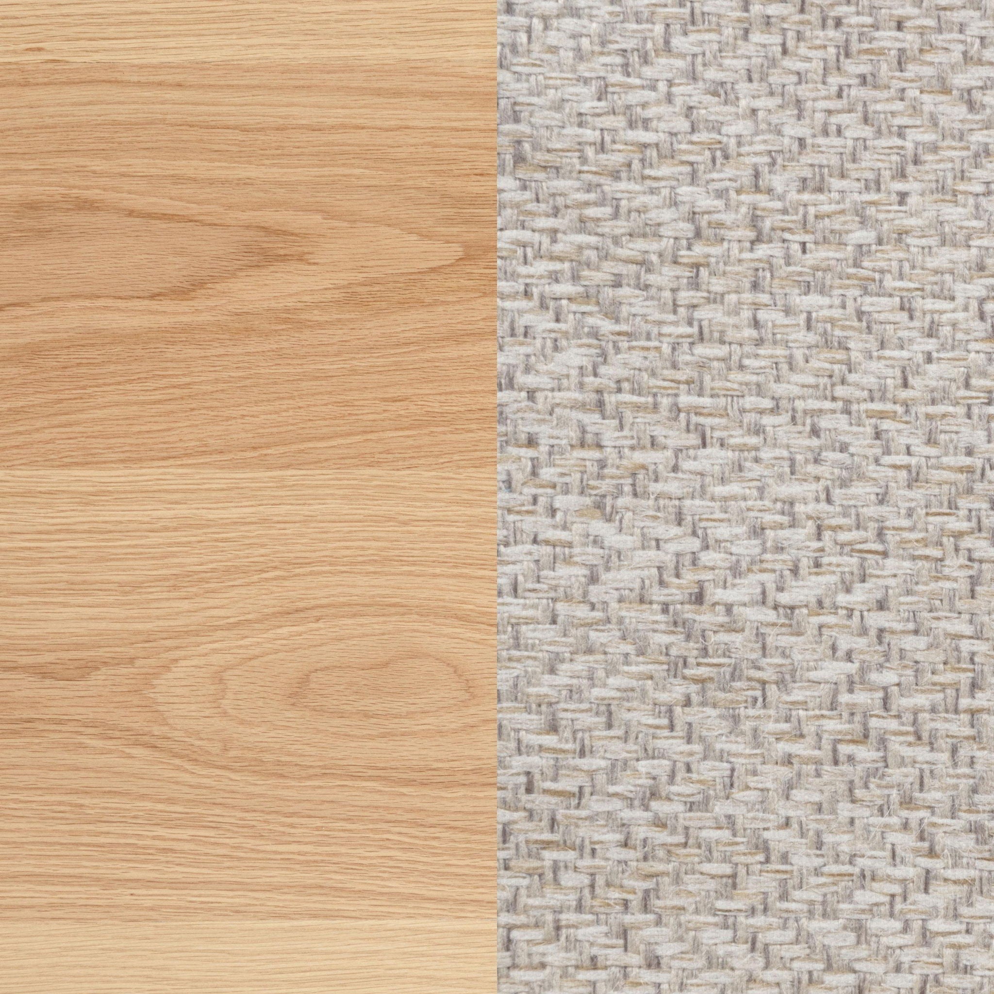 Lavon Wood Dining Side Chair Grey and Light Oak (Set of 2)