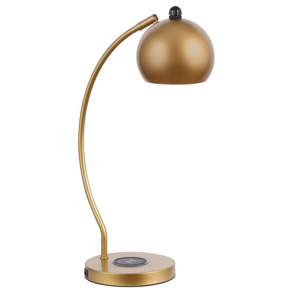 Andreas - Dome Shade Table Lamp - Gold