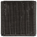 Dacy - Faux Rattan Metal Dining Side Chair (Set of 2) - Brown