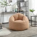 Bedding Bean Bag Sofa Chair High Pressure Foam With Footrest