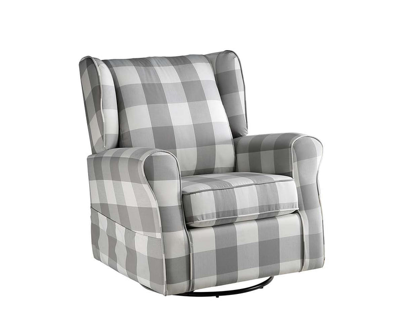 Patli - Swivel Chair - Gray Fabric - Atlantic Fine Furniture Inc