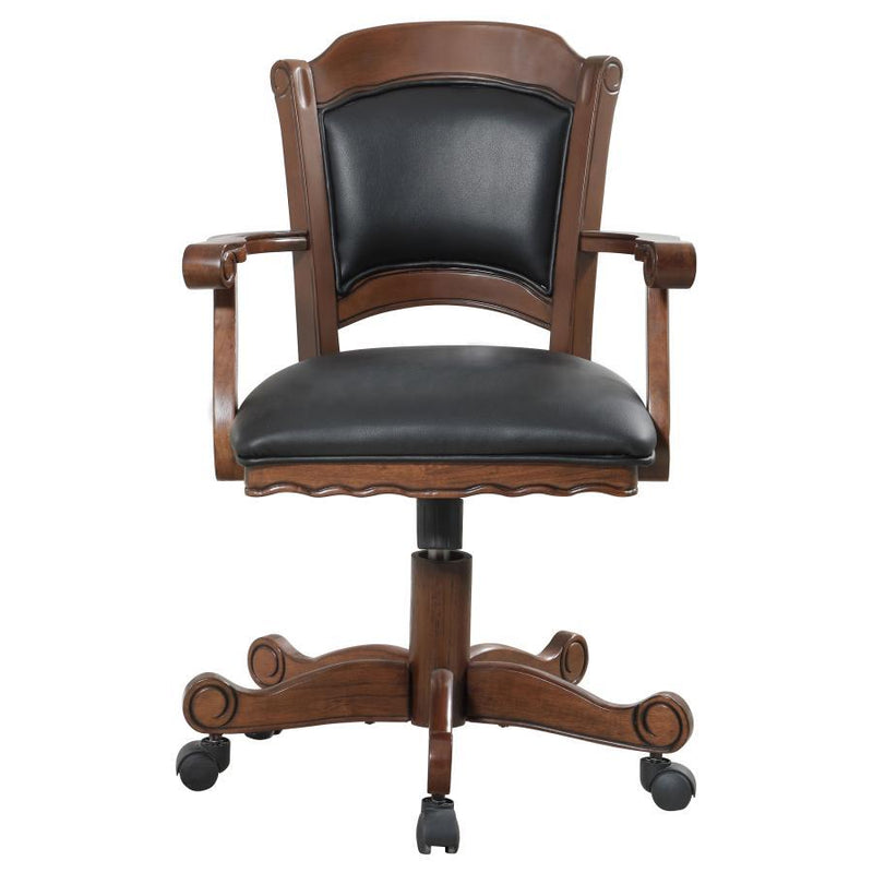 Turk - 5 Piece Dining And Game Table Set - Tobacco