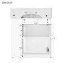 Modern Floating Bathroom Vanity With Ceramic Basin Perfect For Small Bathrooms