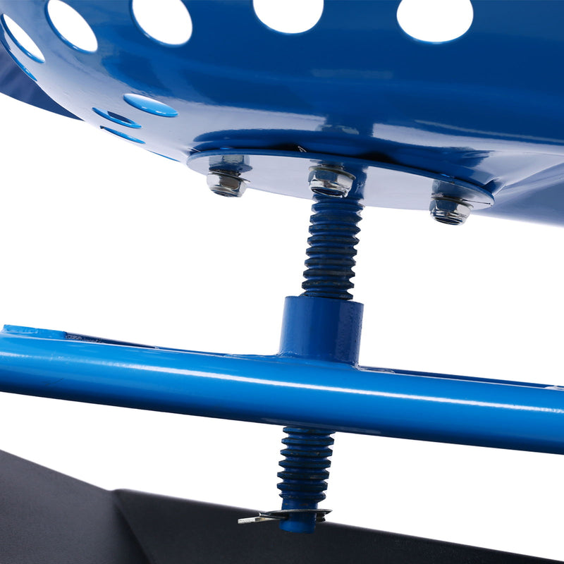 Rolling Garden Scooter Cart Seat With Wheels, 360 Swivel, Tool Tray