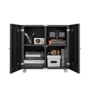 Office Furniture Copier Cabinet 2 Door Steel Copier Stand Mobile Pedestal File Printer Stand