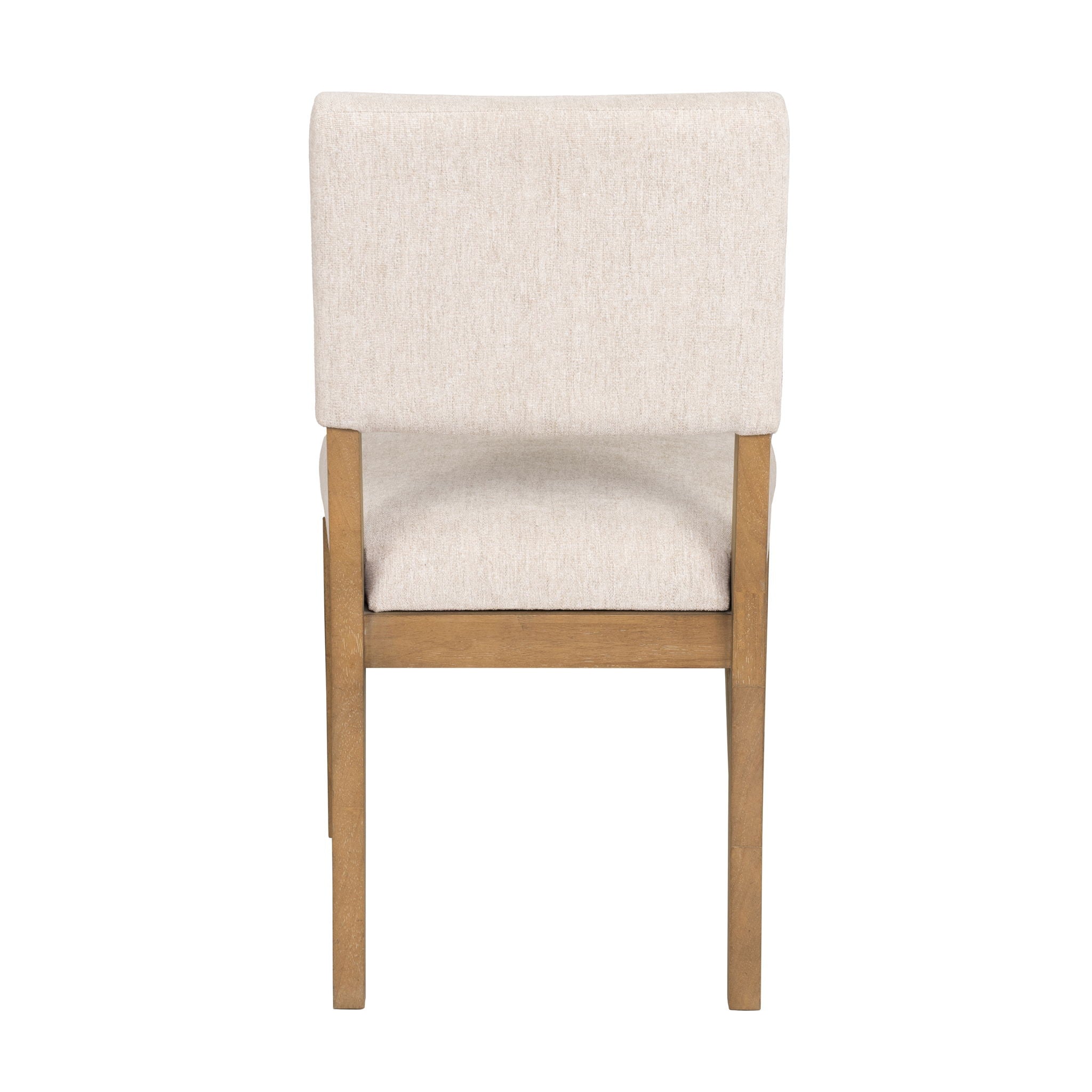 Millwork - Dining Chair (Set of 2) - White / Light Brown