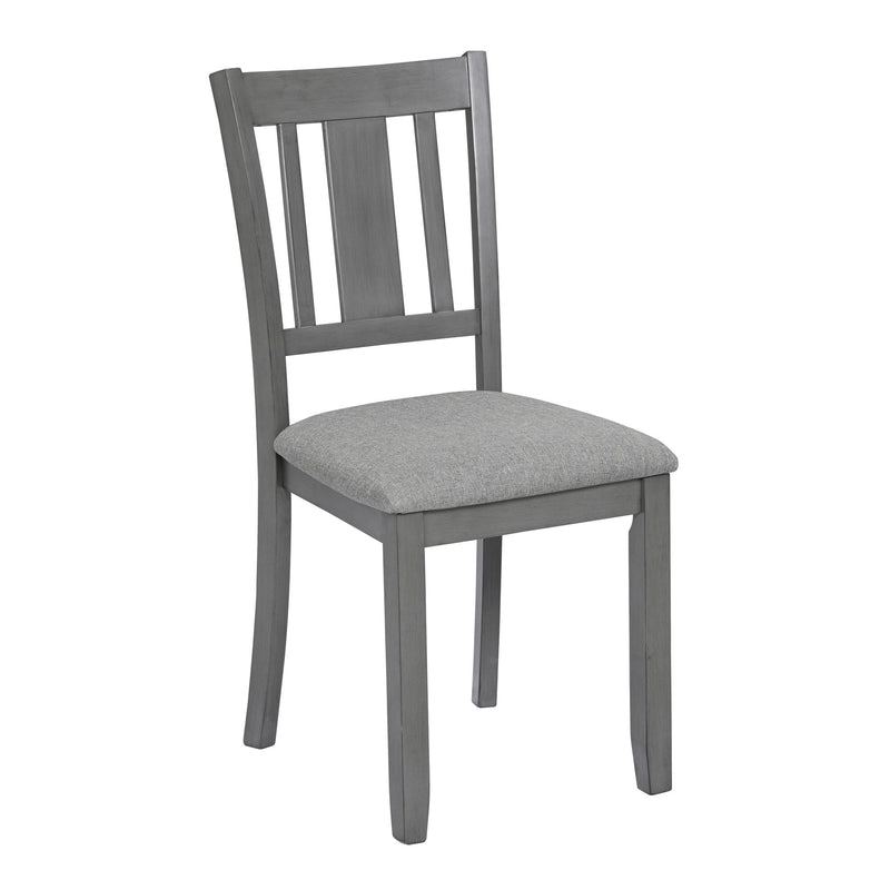 6 Pieces Kitchen Dining Set, Rectangular Wooden Dining Table With 4 Upholstered Chairs And A Bench