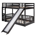 Bunk Bed With Convertible Ladder And Slide