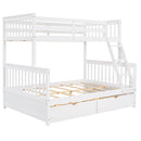 Bunk Bed With Ladders And 2 Storage Drawers