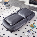 Contemporary Folding Sofa Chair With 5 Adjustable Positions For Gaming, Meditation, And Relaxation