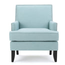 Serenada - Upholstered Fabric Club Chair With Nailhead Trim And Tapered Birch Legs