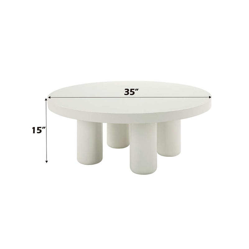 Sanat - Coffee Table - White Finish