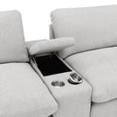 Collins - 5-Piece Power Reclining Home Theater Seating