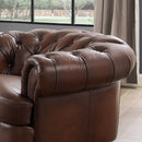 Newport - Leather Chair - Caramel