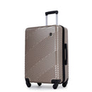 3 Piece Luggage Sets Lightweight Suitcase With Two Hooks, Spinner Wheels,