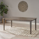 Farmhouse Charm Dining Table With Square Leg