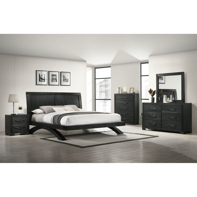 Allan - Dresser & Mirror Set - Black