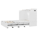 Murphy Bed With Drawer And A Set Of Sockets & USB Ports, Pulley Structure Design