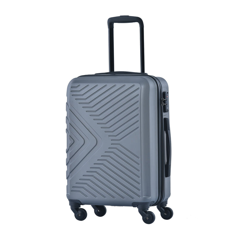 3 Piece Luggage Sets Lightweight Suitcase With Two Hooks, Spinner Wheels, Tsa Lock, Durable Hard Shell