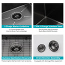 Topmount Kitchen Sink 16 Gauge, Single Bowl