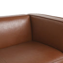 Contemporary 3 Seater Sofa With Tuxedo Design