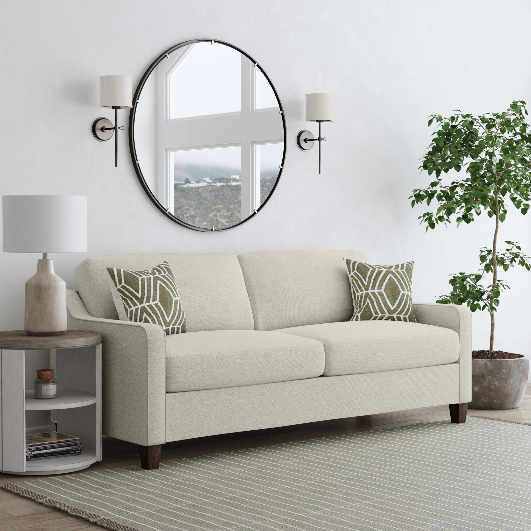 Jay - Fabric Stationary Sofa