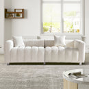 Modern 3 Seater Sofa With 2 Pillows