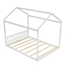 Wooden House Bed With Headboard