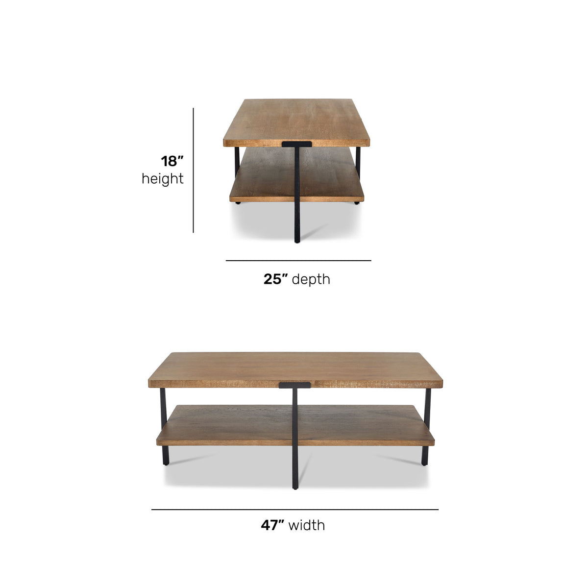 Millwork - Rectangular Coffee Table - Light Brown