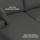 Charlie - Upholstered Deep Seater Sectional Sofa