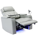 Power Motion Recliner Electric Power Recliner With USB Charging Port, Hidden Arm Storage, Convenient Cup Holder And Bluetooth Speaker