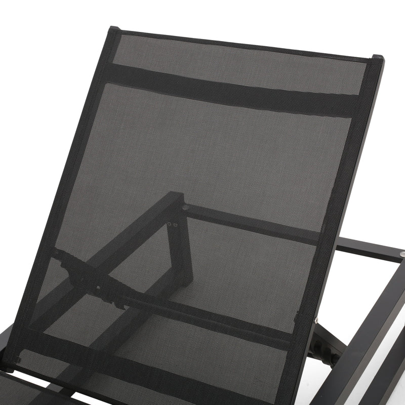 Venice - Classic Chaise Lounge With Adjustable Aluminum Frame